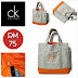 CALVIN KLEIN Shopping Bag (Orange Grey)