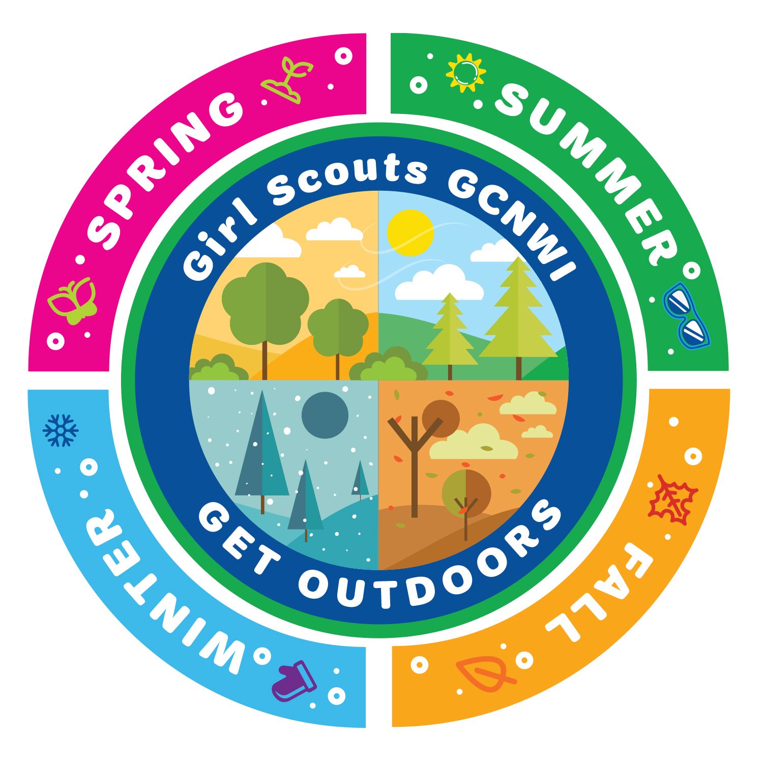 GSBDC Get Outdoors Fun Patches