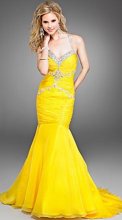 Beautiful Yellow Mermaid Prom Dresses : Dresses for Every