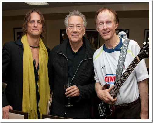 Brett Scallions, Ray Manzarek and Robby Krieger of The Doors on 10-09-2009