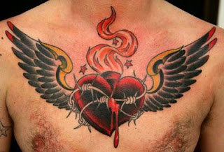 Heart Tattoos With Image Male Tattoo With Heart Tattoo Designs On The Body Picture 5