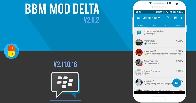 BBM Mod Delta Apk Terbaru Semua Versi - Cara Android