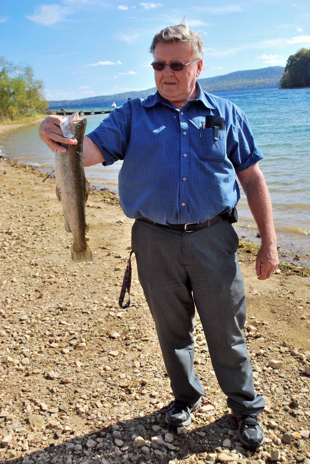 Litton's Fishing Lines: Round Valley Reservoir and Ancient Greece:  Shoreline Rainbow Trout in Abundance