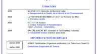 Exemple De Cv De Cuisinier
