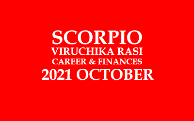 2021 October Scorpio Horoscope