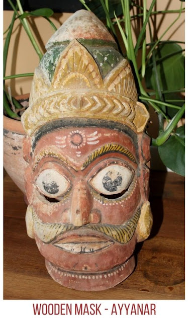 Ayyanaar wooden mask