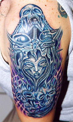 tattoo 3d, 3d tattoo tiger, 3d-tattoo arm upper, 3d-tattoo winged skull tattoo design