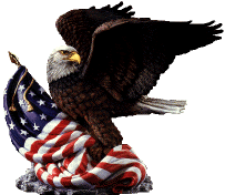 The eagle and flag, American flag clipart, free clipart, 