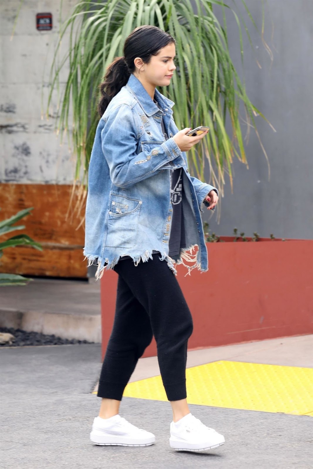 Selena Gomez style fashion in Los Angeles