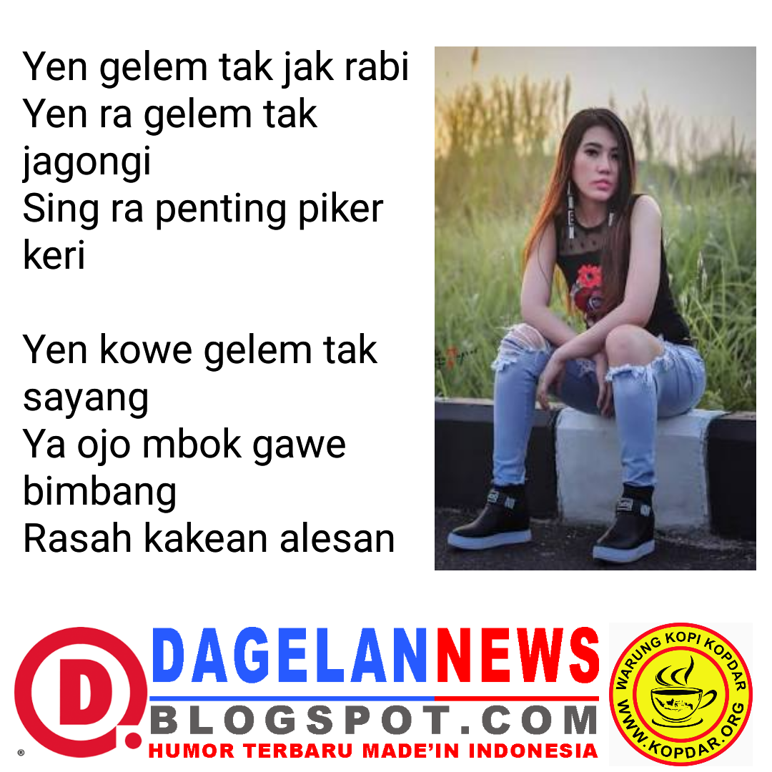 GAMBAR LIRIK LUCU PIKER KERI VIA VALLEN DAGELAN NEWS