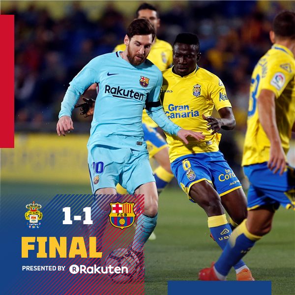 Etebo shines as Las Palmas holds Barcelona 