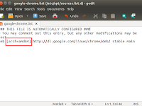 Cara mudah Repair Failed to fetch dl.google.com setelah Chrome Linux 32bit di drop oleh Google