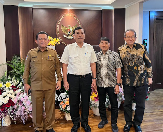 Gubernur Ansar Temui Menko Marves, Terkait Rencana Penambahan Investasi di KEK Galang Batang Bintan