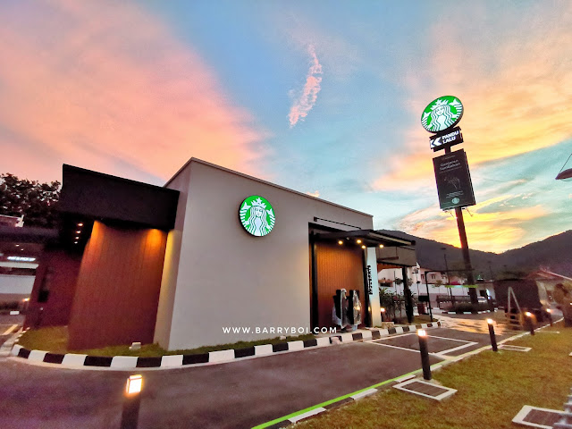 Starbucks Drive-thru Tanjung Bungah Penang Penang Blogger Blog www.barryboi.com Penang Cafe