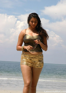 Namitha Latest Hot Beach Side pics