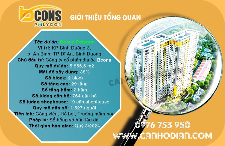 Lợi thế khi mua dự án Bcons Polygon