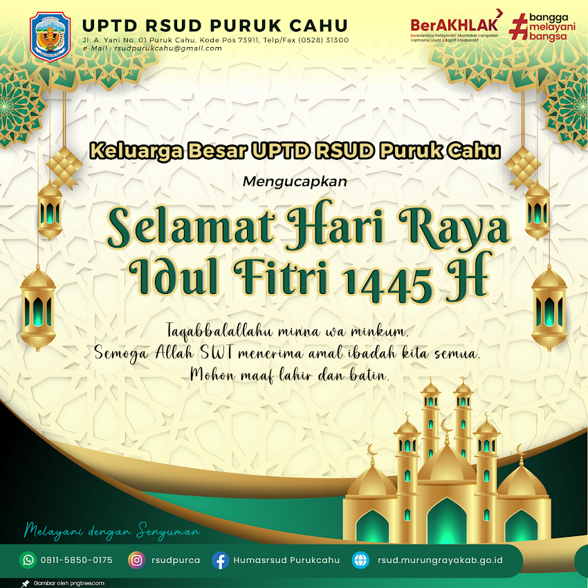 Selamat Hari Raya Idul Fitri 1445 Hijriah / 2024