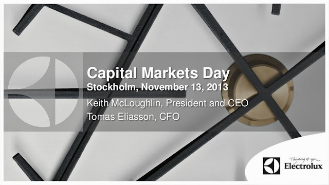 Electrolux Capital Markets Day 2013