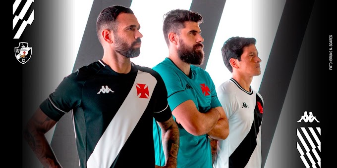 Vasco lança oficialmente os uniformes da Kappa