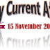 15 November 2022 Current Affairs 