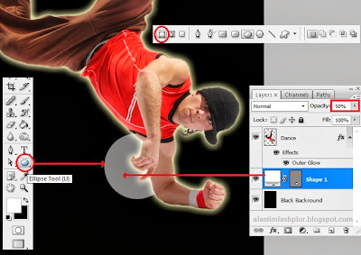 Membuat Efek Dance Glow Dengan Photoshop