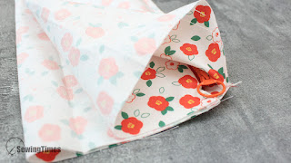 Beginner's Guide:Sewing a Lined Zipper Pouch from a Single Piece of Fabric