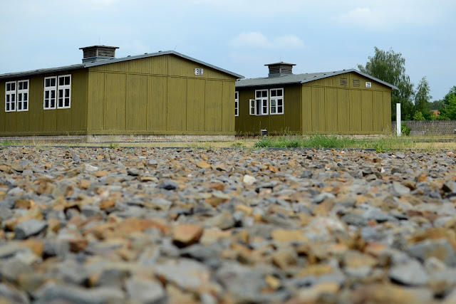 Campo de concentración Sachsenhausen. Oranienburg. Berlín. Prueba de botas militares