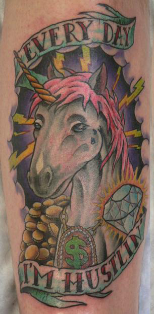 55 Bad Unicorn Tattoos