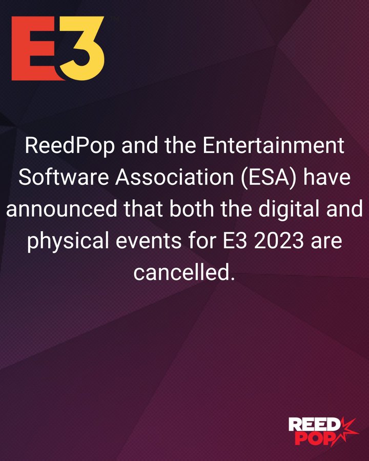 E3, Among the World's Greatest Video game Introduce Occasions Terminated for 2023