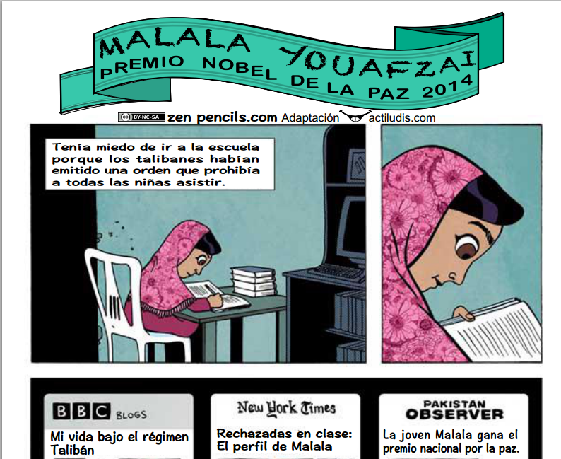  Pequena biografía de Malala Yousafzai, premio Nobel da Paz 2014