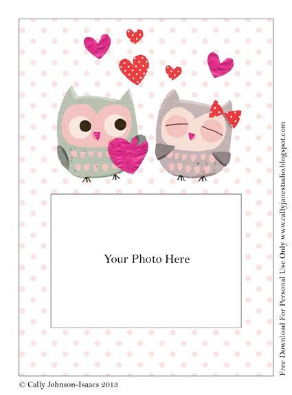 We Love to Illustrate Free printable Valentine photo  