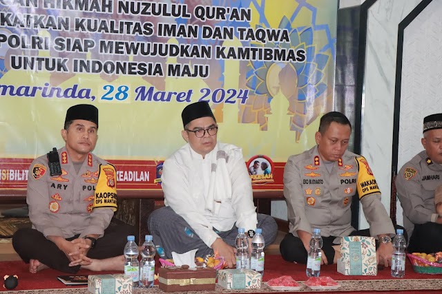 Polresta Samarinda Peringati Nuzulul Qur'an untuk Tingkatkan Kualitas Iman dan Taqwa Personil Polri