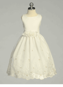 Ivory flower girl dresses