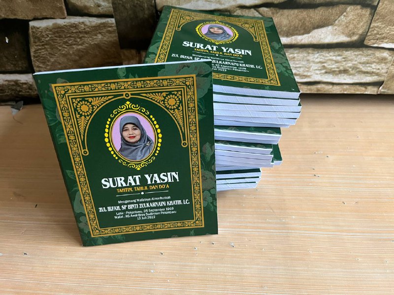 Jasa Cetak Buku Yasin di Pekanbaru