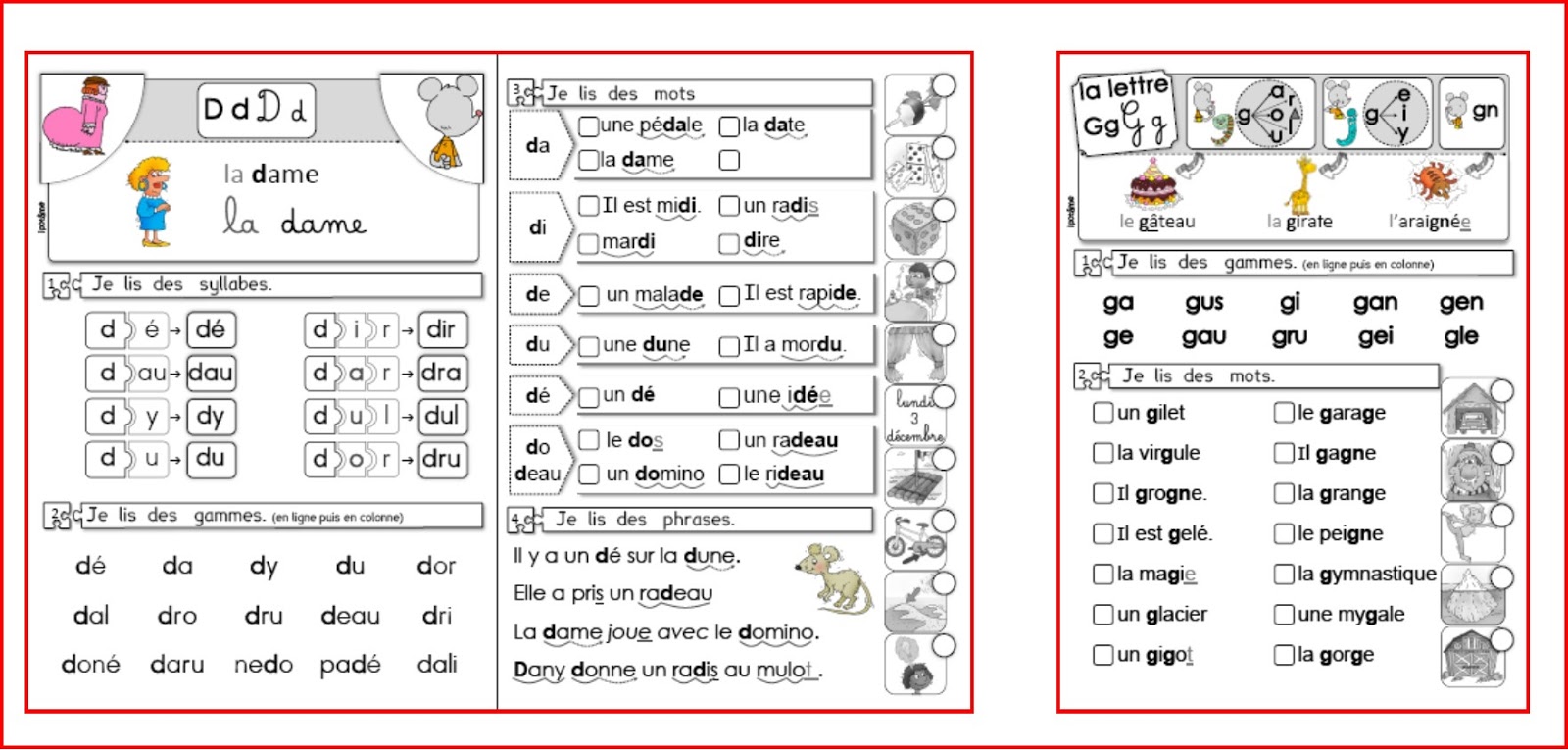 Ipotame Tame Etude Du Code Lecture Des Sons 19 Petit Cahier