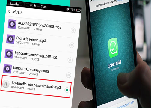 Cara Membuat Nada dering di Whatsapp Dengan Memanggil nama kamu