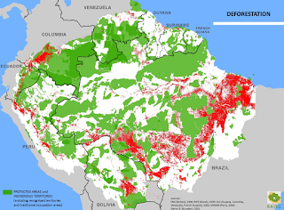  Laju deforestasi di Amazon Brazil