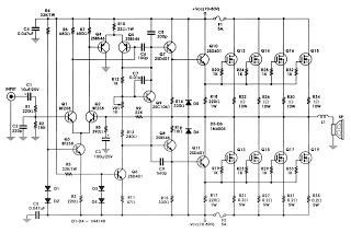 400Watt Power output - High Power Mosfet Amplifier