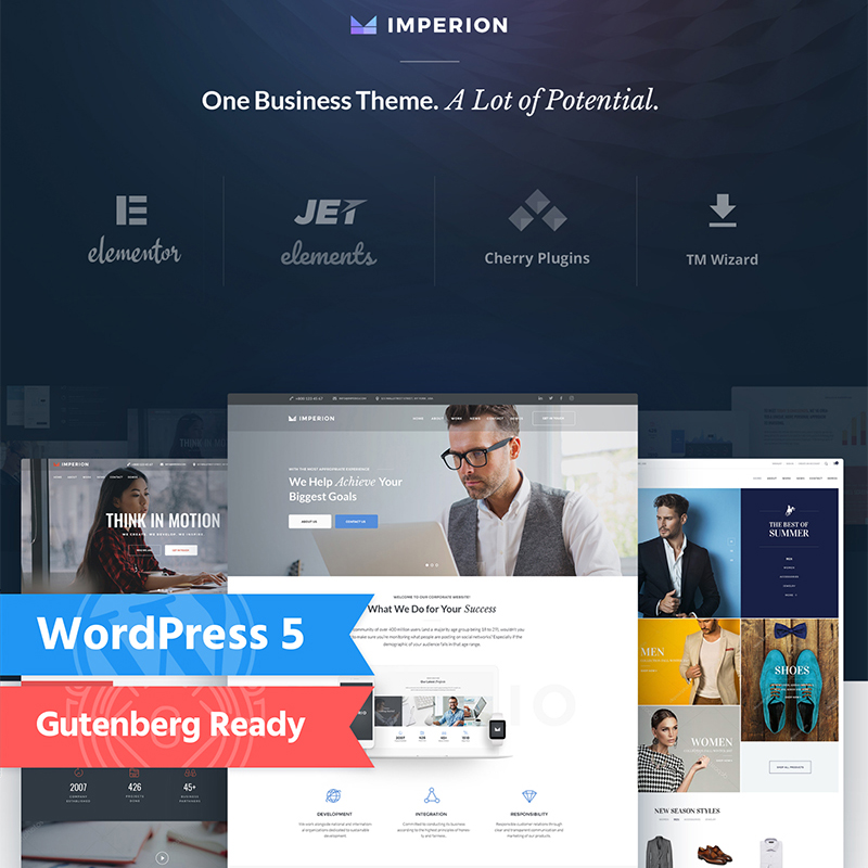 Imperion - Business Marketing WordPress Theme 