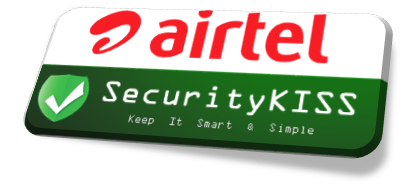 airtel + SecurityKISS logo www.nkworld4u.com