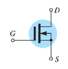 N-channel D-MOSFET symbol