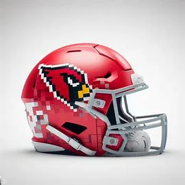 Arizona Cardinals Minecraft Concept Helmet