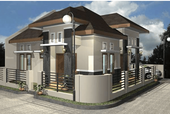 Desain Pagar Rumah Minimalis  Modern