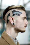 pretty pretty! shark! (shark tattoo through head side)