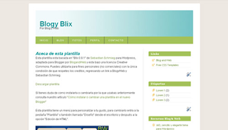 Download Blix Blogger Template