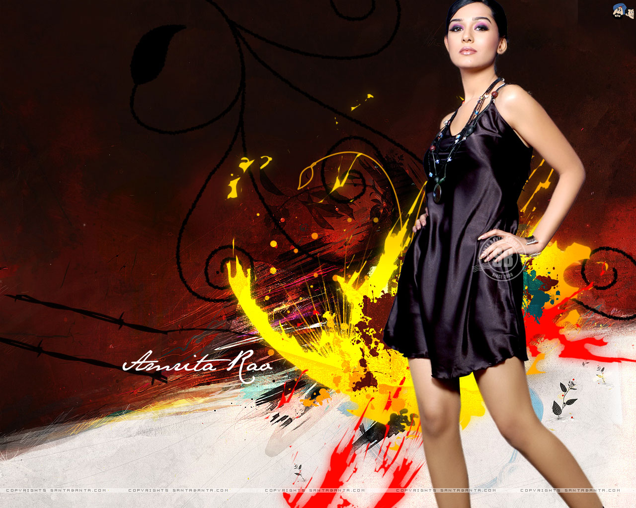 Wallpaper Amrita Rao | oH rOjaK