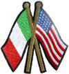 Italian and American flags
