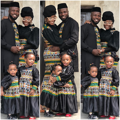 Styling the family in ankara