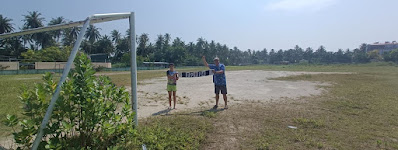 Campo de fútbol de Dhigurah.