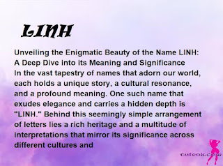 meaning of the name LINH